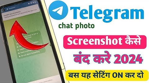 telegram screenshot privacy | telegram screenshot block | telegram screenshot not allowed