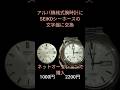 SEIKO最安機械式腕時計アルバに1961年シーホースの文字盤をつけます