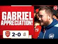 Gabriel Appreciation! (Dan Potts) | Arsenal 2-0 Luton