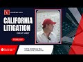 California litigation cheat sheet