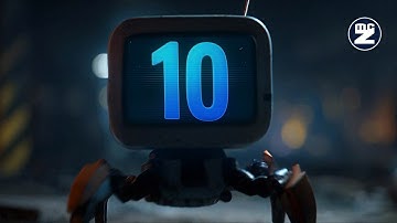 Countdown from 10 to GO! | Spider Robot Intro Animation | Countdown to GO