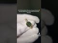 Green Portuguese Moissanite 😍 I Think I'm Inlove #moissanite #jewellery #beautiful #gold