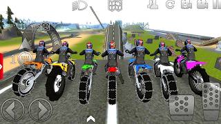 Black De Carros - Motor Dirt Bike Racing Simulator - OffRoad Bike Stunt Driving - Android Gameplay screenshot 2