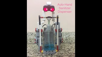 Auto-Hand Sanitizer Dispenser || Lego Mindstorm EV3 || Description || Anushka Bakshi
