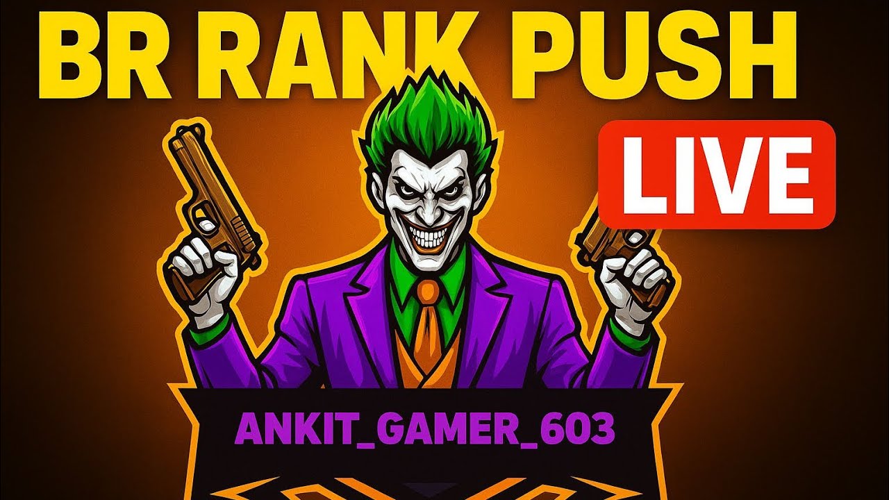 Free Fire Live 🔥 BR Rank Push to Heroic 😱 | OP Rush Gameplay | AnkIt Gamer 603