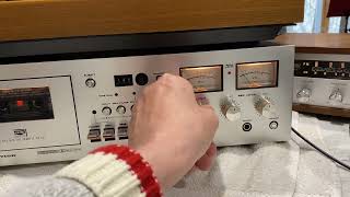 Akai GXC 710D vintage cassette deck from the mid 1970's