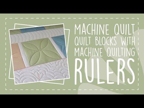 Quilting with Rulers  Free motion quilting, Free motion quilt designs, Quilting  rulers