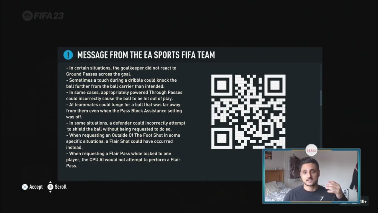 QR-CODE FAILURE - LOGIN FIFA23 Xbox Series S - Answer HQ