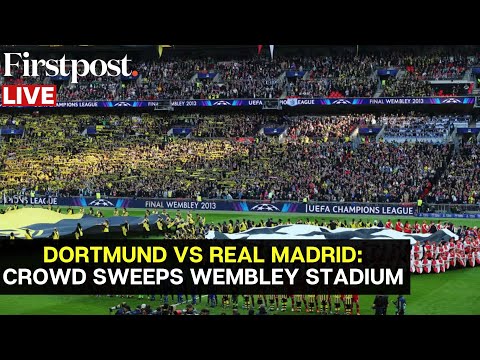 LIVE: Dortmund vs Real Madrid | Hundreds Gather at Wembley Stadium Ahead of Champions League final