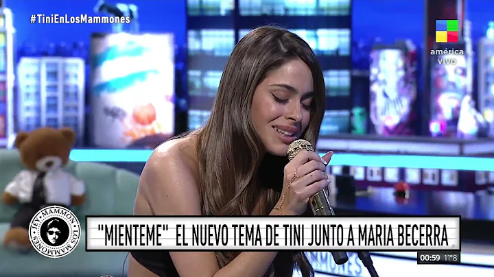 Tini Stoessel cant "Minteme" en vivo en Los Mammones