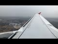 Посадка в аэропорту "Шереметьево"(SVO). Landing at at Sheremetyevo airport. Airbus A321-200 RA-73708