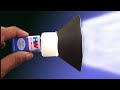 Awesome Idea of 9-volt battery | how to make a Torch Light | DM