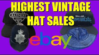 HEAT CHECK Highest Selling Vintage Hats On Ebay
