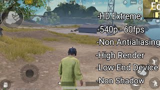 Config Pubg Mobile HD Extreme 540p No Shadow Anti Lag screenshot 4