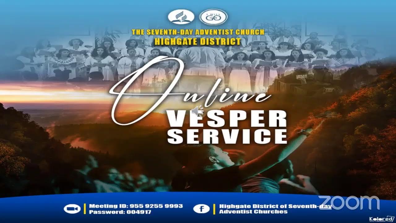 Highgate district of seventh day adventist churches vesper service
