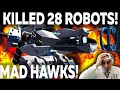 MAD HAWKS! WAR ROBOTS One player versus five players! KILLED 28 ROBOTS! HAWK MK2 T4 MAX GAMEPLAY!