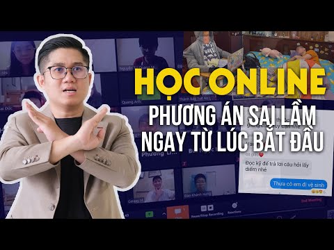 Video: 5 sai lầm khi bắt đầu học trực tuyến