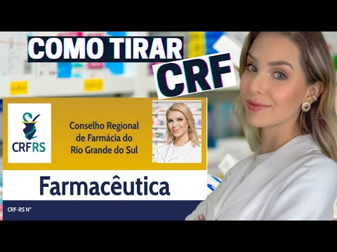 CRF: COMO EMITIR O SEU REGISTRO DE FARMACÊUTICO! Documentos, prazos, custos... By Larissa Mocellin