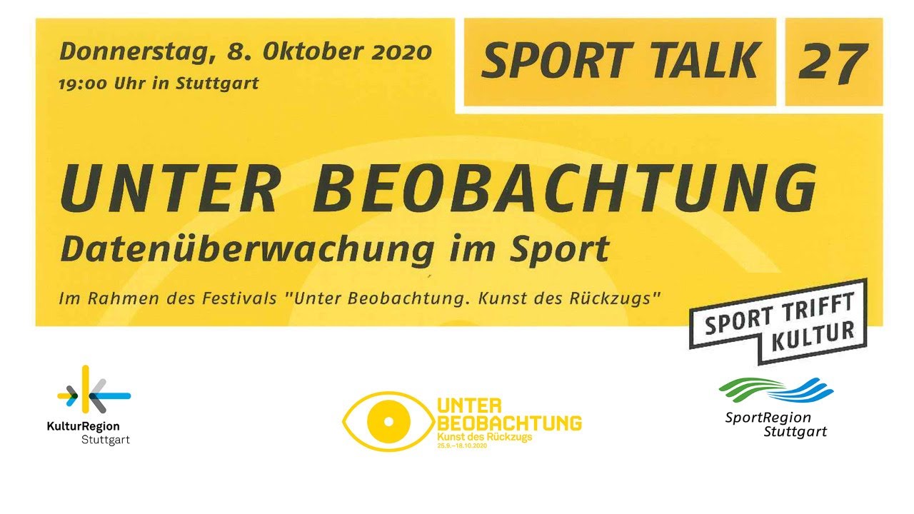 New SPORT TALK 27 - UNTER BEOBACHTUNG