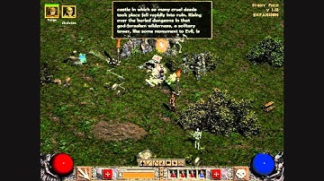 Diablo 2 Gameplay  Act 1 Quest 3 Part 1: Deckard Cain