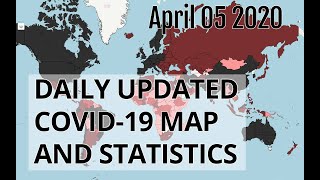 Coronavirus Covid 19 World Situation Map - Who Updated Timeline Animation April 05