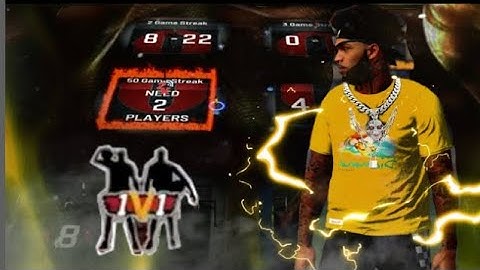 PULLING UP ON A 50 GAME WIN STREAK ON 1v1 COURT ON MY DEMIGOD FINISHER ON NBA2K20 💪🏽