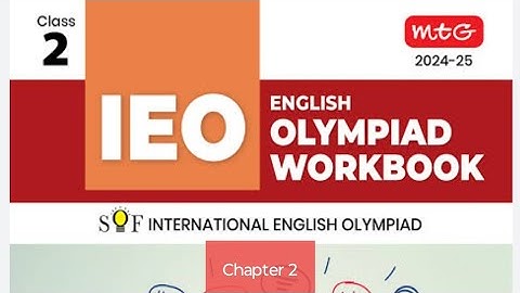 Class 2 english Olympiad | IEO | International English olympiad for Class 2|chapter 2 World of Words