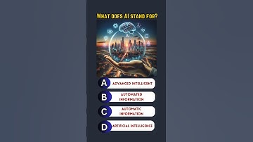 What does AI stand for?  #quiz #ai #short