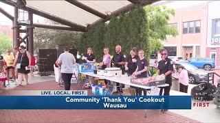 Annual free cookout helps #Wausau first responders connect with community