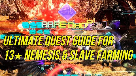 PSO2 NA: Ultimate Quest Guide, Farm Nemesis & Slave Weapons Efficiently