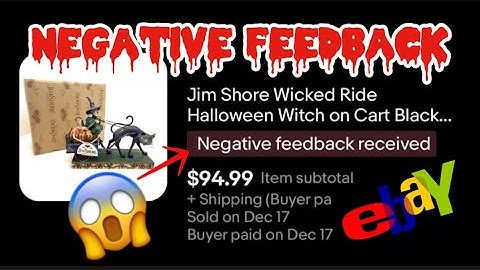 How to respond to negative feedback on ebay - How to deal with or handle negative feedback on ebay