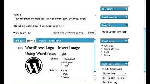 WordPress Tutorial - How to Insert an Image & Make It a Link 000WebHost FREE web hosting