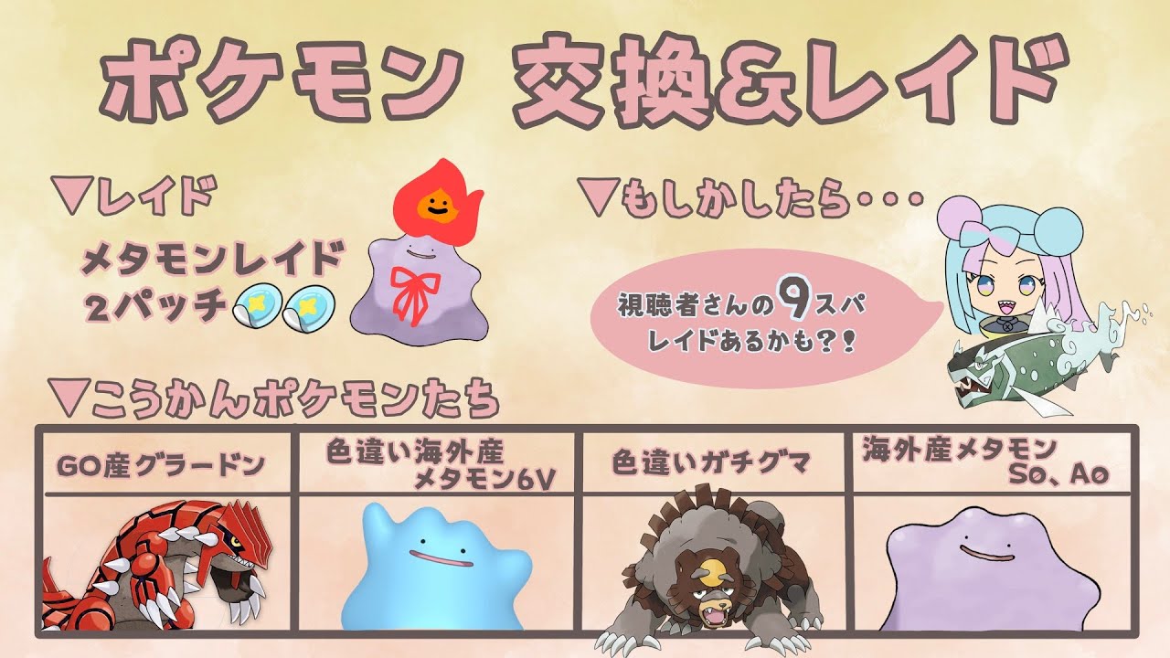 寒いよ「2パッチメタモン」 GOグラードン限定数匹 色違いガチグマ 