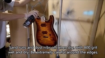 Second Super Strat - Part 5: Finishing with rattle cans