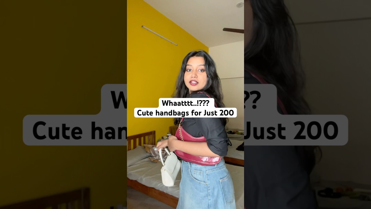 Cute handbag for just ₹200 #contentcreator #fashion #fashionblogger #meesho #shopping #influencer