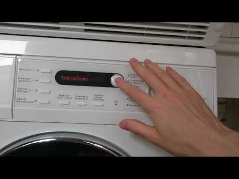 Miele Softtronic W5825 service mode washing machine W5000 series