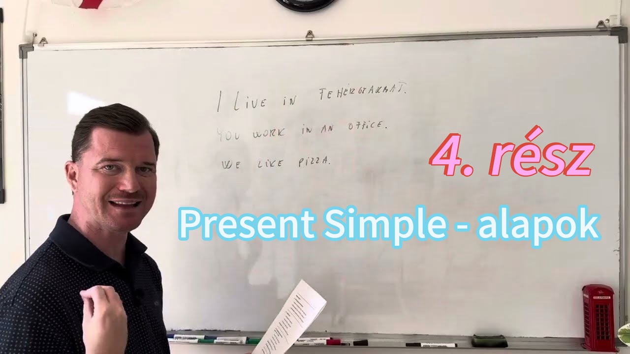 Angol újrakezdőknek – Lépésről lépésre 4. rész – Egyszerű jelen (Present Simple)