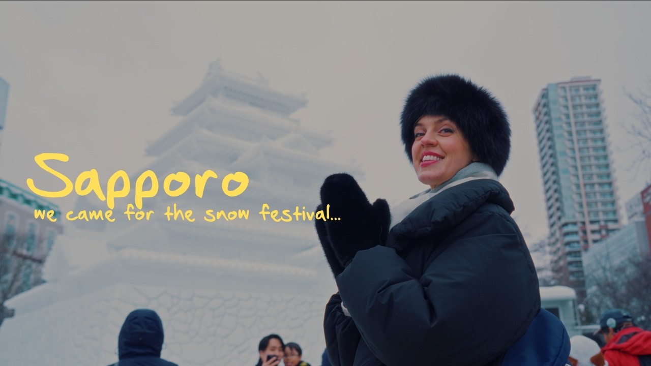 Sapporo Snow Festival 2026 | Enjoying best food and giant snow sculptures