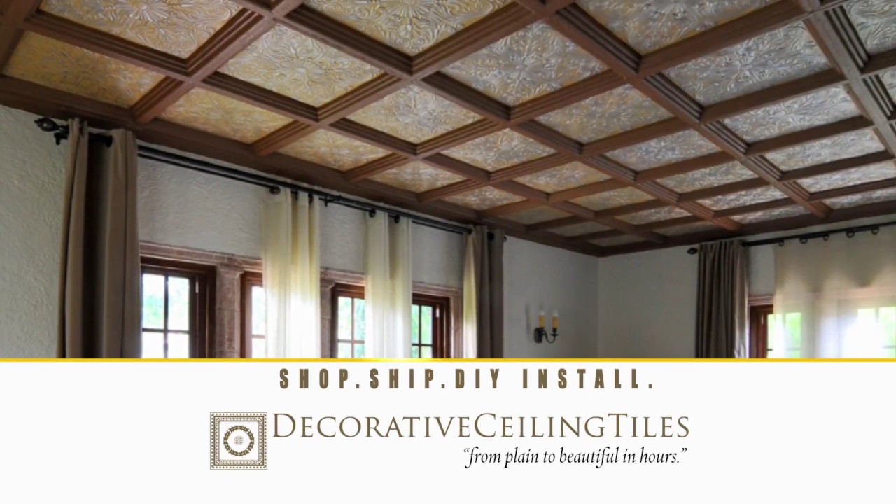 You remodel your space. What about your home ceiling? - YouTube