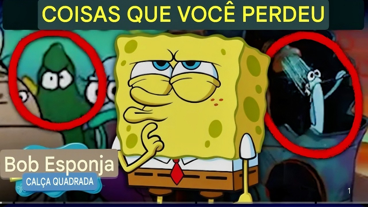 O Segredo Mais Estranho de Bob Esponja Finalmente Foi Revelado!