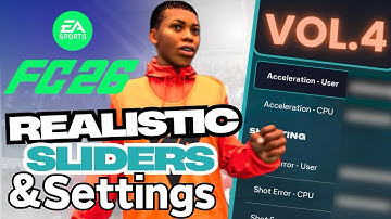 NIEUWE REALISTISCHE schuifregelaars en instellingen voor FC26!!