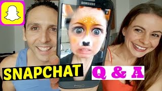 SNAPCHAT Q&A: Raw Diet | Non-Vegan Partner | Fast Meals + more