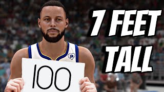 I Made Steph Curry 7 Feet Tall