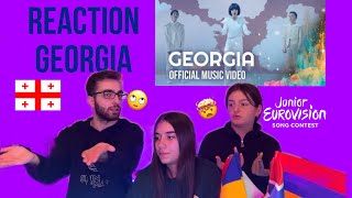 REACTION - Georgia🇬🇪 - Anastasia & Ranina - Over The Sky - Junior Eurovision 2023