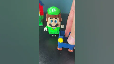 Broken LEGO Luigi LEGO Super Mario Glitch #lego #shorts #legosupermario