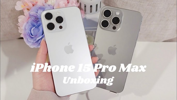 Iphone 15 Pro Max Unboxing and Accessories 