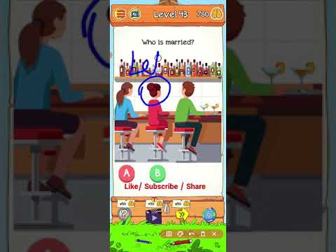 Braindom 2 level 43 walkthrough solution gameplay || Game the chain