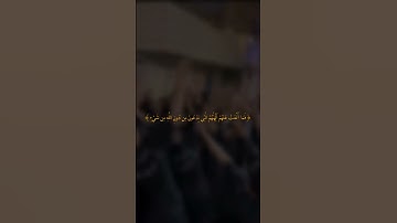 قرآن كريم: "وما ظلمناهم ولكن ظلموا انفسهم"