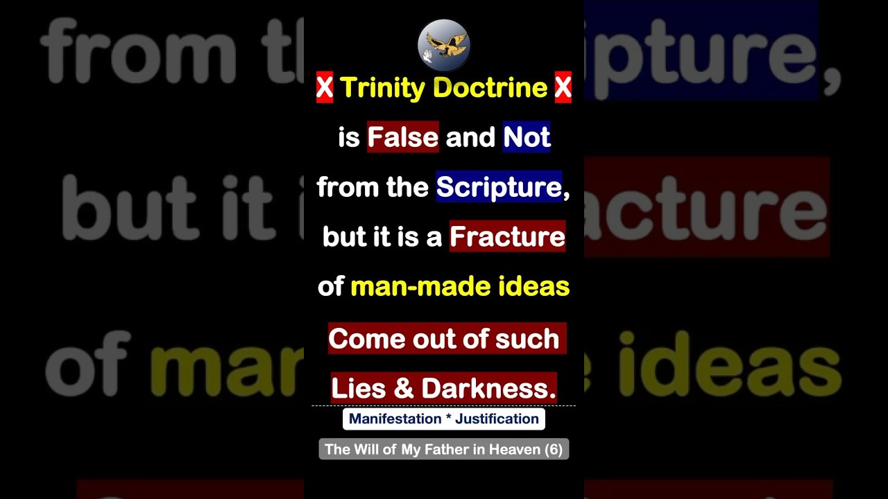 Не позволяйте себя обмануть созданными человеком доктринами.