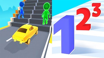 Shape shifting VS Number Master - All Levels Gameplay Android,ios (Part 27)